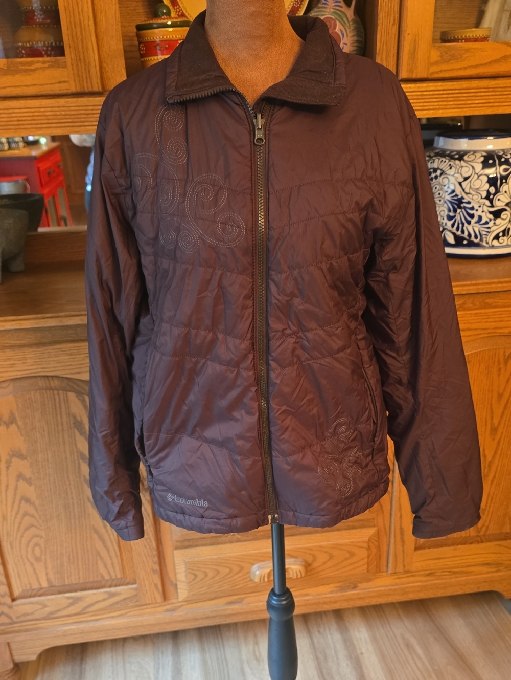 Columbia Women's Puffer Jacket in Brown